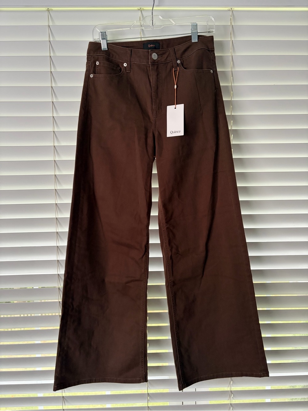 Quince Bella Stretch Wide Leg Jeans